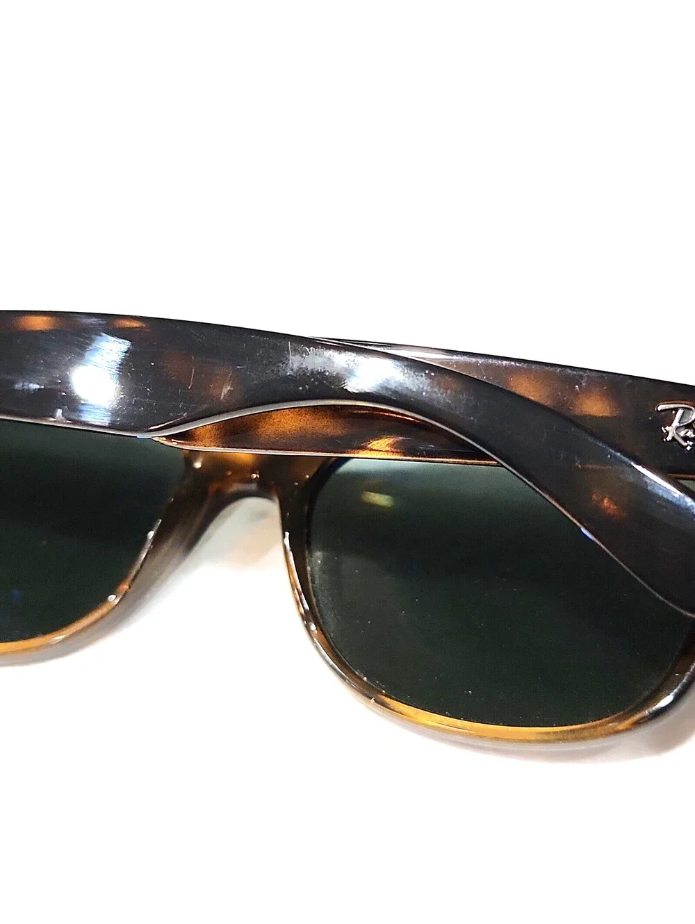 Ray Ban RB2132 902/58 Tortoise New Wayfarer Polarized Sunglasses 55/18 3P